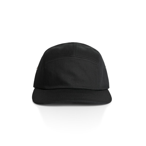 Front View of Customisable AS Colour/FINN FIVE PANEL CAP
