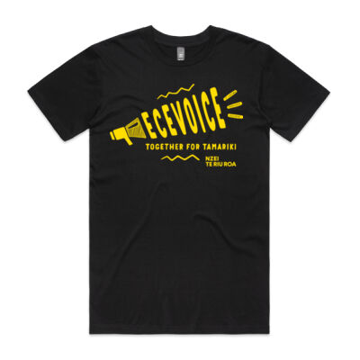 ECE Voice Campaign yellow logo T-shirt (Mens) Thumbnail