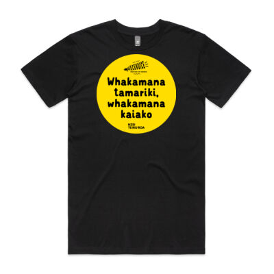 ECE Voice whakamana kaiako circle T-shirt (Mens) Thumbnail