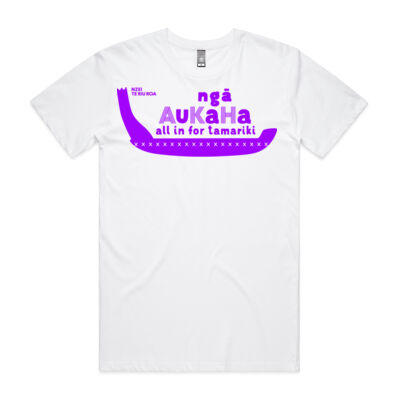 Ngā Aukaha All in for Tamariki waka T-shirt (Mens) Thumbnail